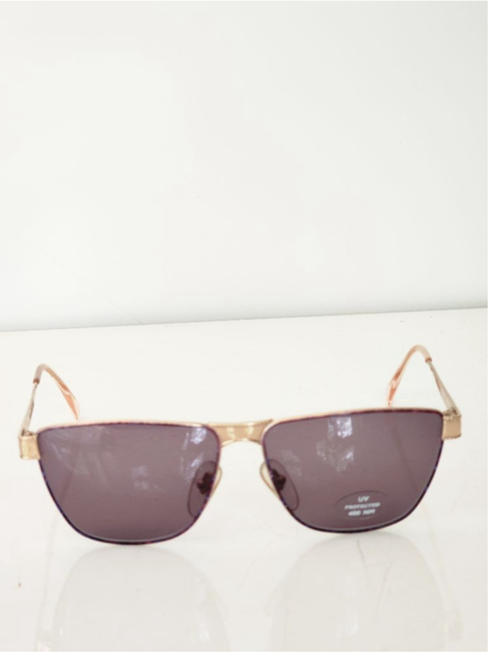 LAURA‎ BIAGIOTTI NEW Vintage V616 Gold Purple Sunglasses